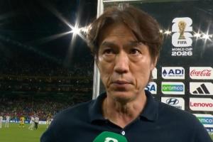 洪明甫：輸球是教練的責任，球隊踢得還不錯球員已經盡力了