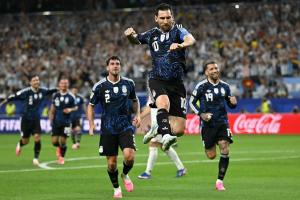 全勝頭名晉級！阿根廷3-1約旦 梅西任意球破門打進世界杯第19球