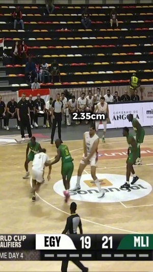 現(xiàn)役最高！埃及2米36巨人中鋒現(xiàn)身世預(yù)賽 NBA歷史最高球員2米31