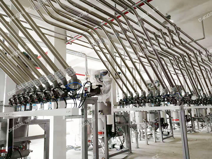 橡膠原料氣力輸送系統(tǒng)如何節(jié)省人工，提高生產(chǎn)效率