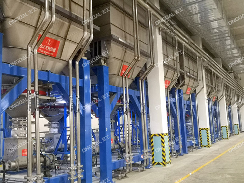 浙江某化工集團氣力輸送工程案例